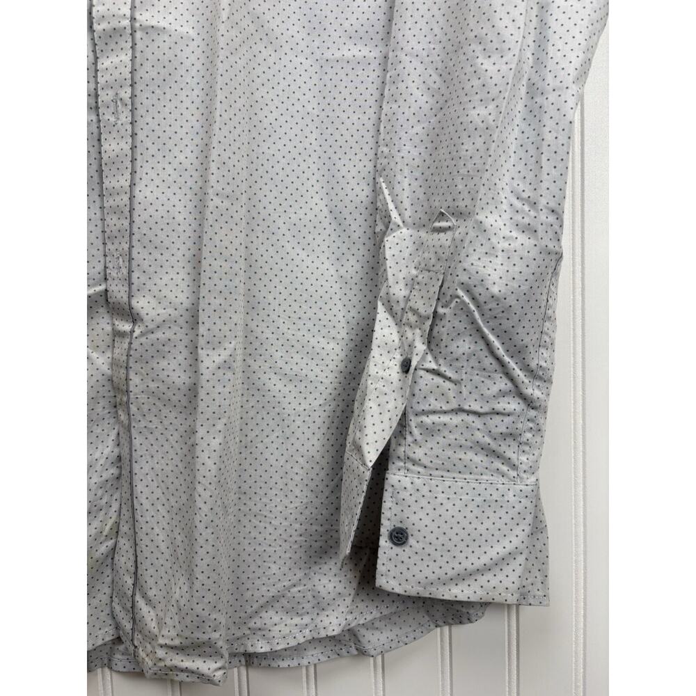 INC International Concepts Shirt Men’s Polka Dot Long Sleeve‎ Button Up XL #78 - Picture 3 of 13